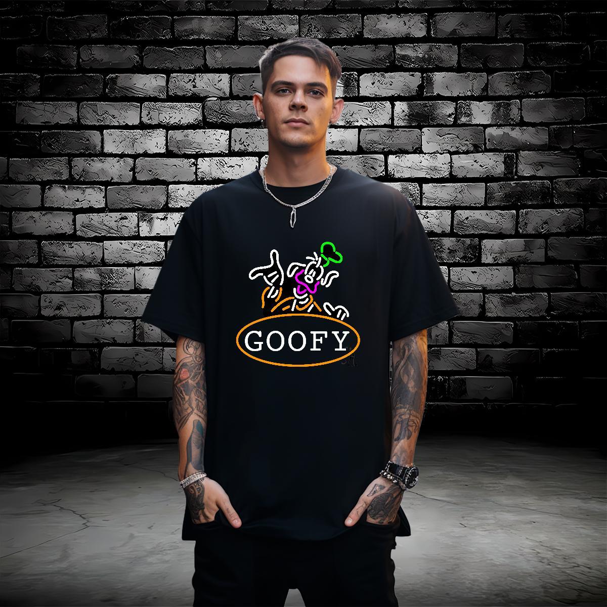 Stylist T-Shirts for Men cartoon Clothes 230g Pure Cotton Home Outdoor Cool DIY Printed Short Sleeve O-Neck Tshirts