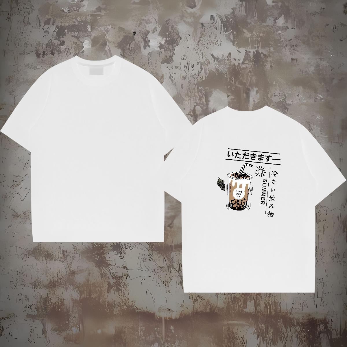 Brand T Shirts Men letter Top Tees 230g Pure Cotton Casual Beach Comfortable Oversized 4XL Breathable Soft Mens Tshirts