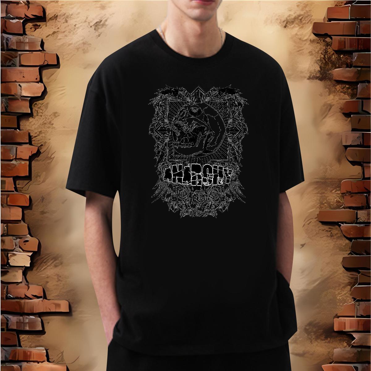 2024 New Man T Shirts skull Tops Shirt 100% Cotton 230g Spring Summer Popular Customized Print Crew Neck Breathable Mens Tshirts