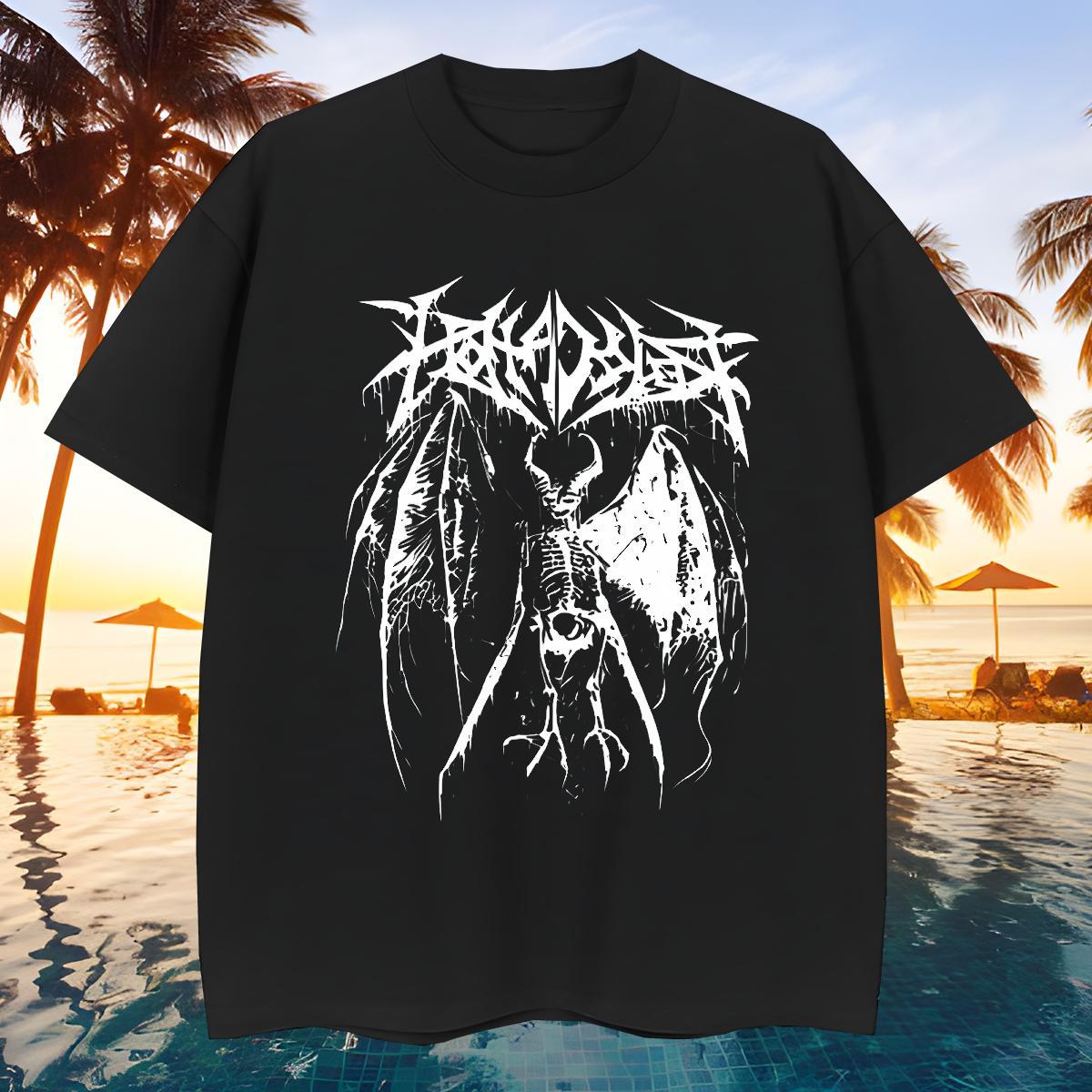 2024 New Mens T Shirts skull Tees Shirts 230g Cotton Daily Wear Wholesale DIY Logo Oversized Crew Neck Breathable Mens Tshirts