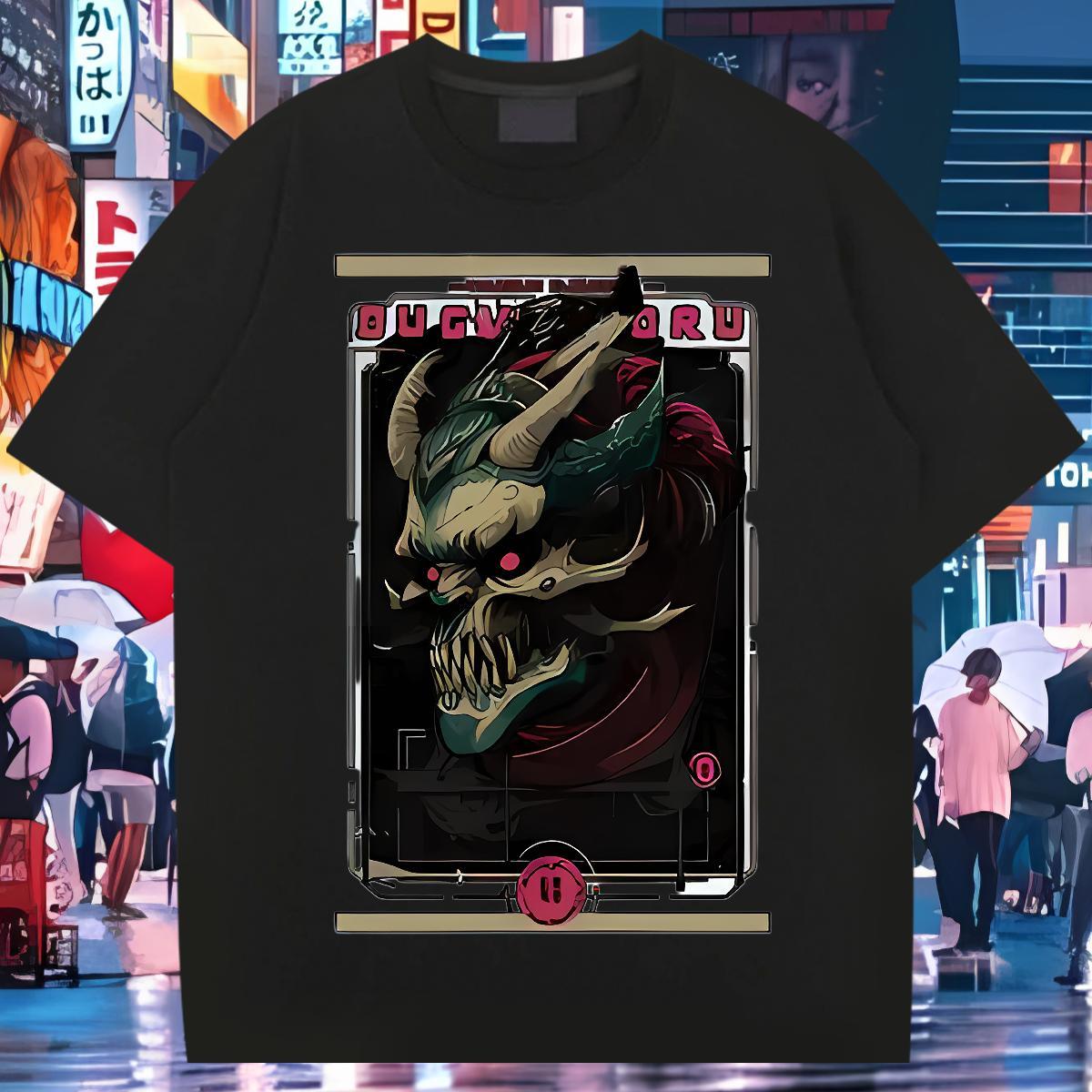 Factory Direct T shirt skull Tops Tees 230g Cotton Summer Casual Classic Cartoon Printing L-4XL Breathable Soft Men Tops Tees