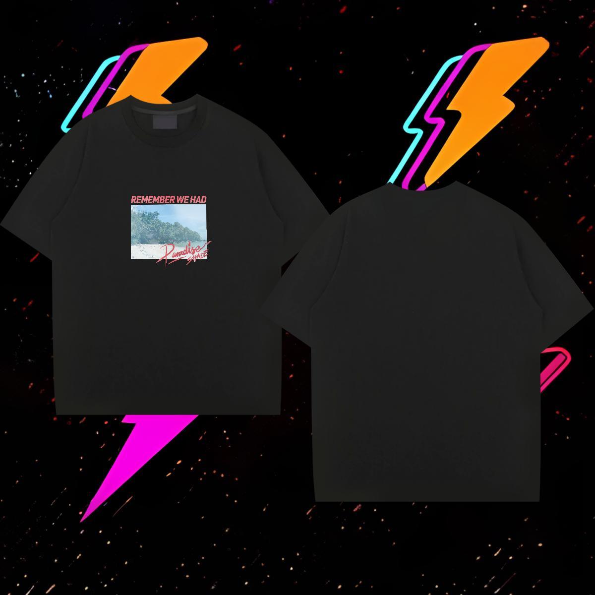 2024 Designer Man T Shirts beach Polos 230g 100% Cotton Daily Wear Comfortable Customized Crew Neck Breathable Tshirts