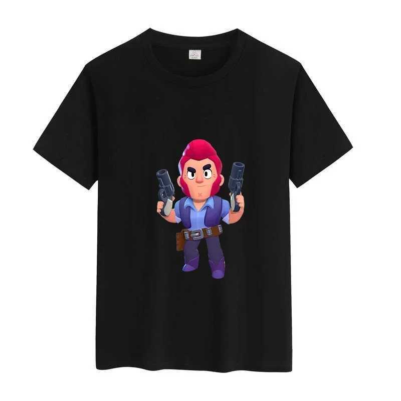 Summer l printing cosplay anime star childrens T-shirt clothing Leon Spike clothing cotton childrens clothing fun casual T-shirt topW240718