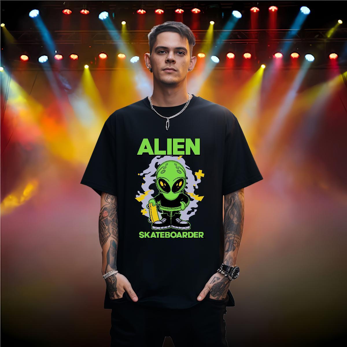 Customized Man T Shirts ET Tops Shirt 230g Cotton Street Cool Design Custom Print Oversized Breathable Short Sleeve Tshirts