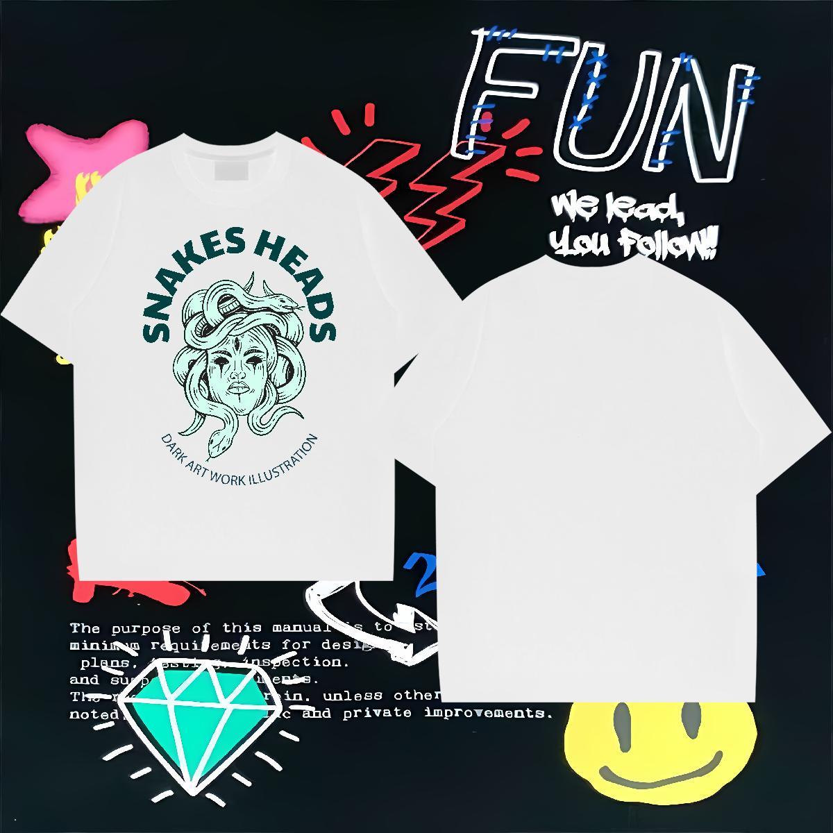 2024 Mens T Shirts ET Tee Shirt 230g 100% Cotton Home Outdoor Designer Oversized 3XL 4XL Short Sleeve Soft Men Clothes T-Shirt
