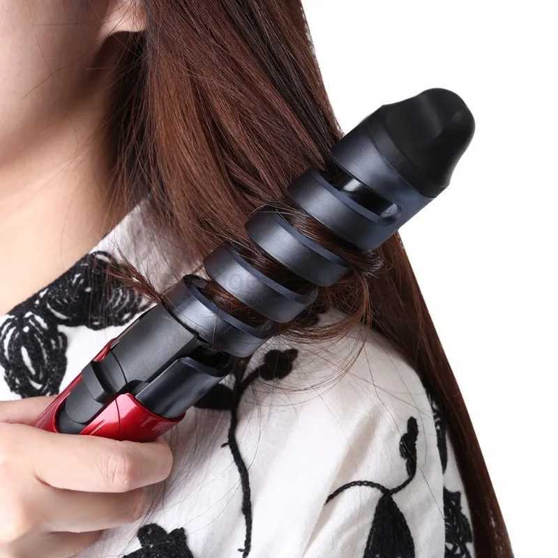 Professional Hair Curler Roller Magic Spiral Curling Iron Fast Heating Curling Wand Electric Hair Styler Pro Styling ToolXJ240807