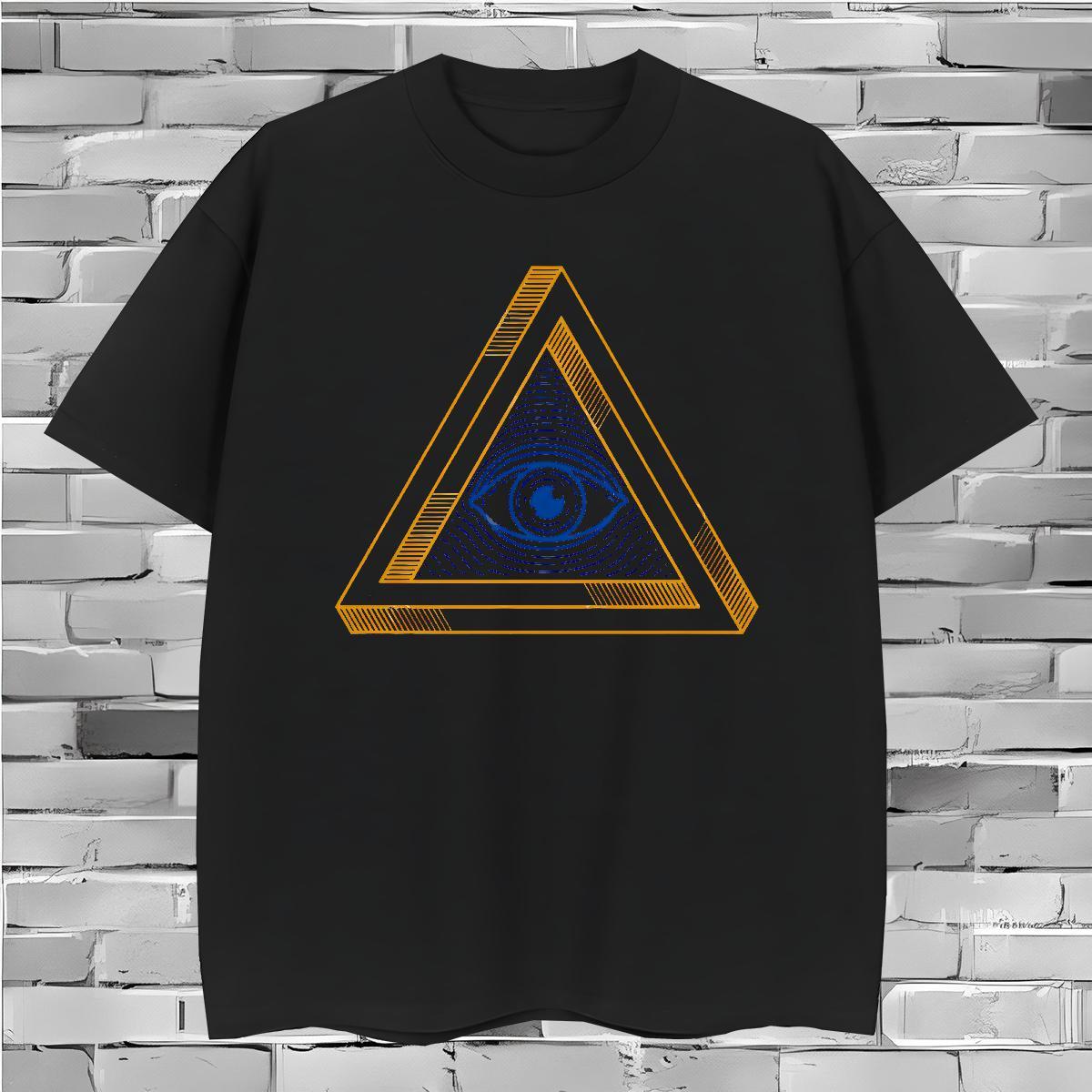 Classic Mens T Shirts eye of the devil Clothings 230g Cotton Street Soft DIY Pure Cotton Tshirt for Man Woman