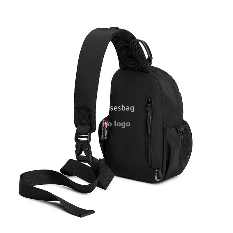 New high quality trend men's lightweight chest bag Multi-functional waterproof moisture-proof crossbody bag large capacity chest bag