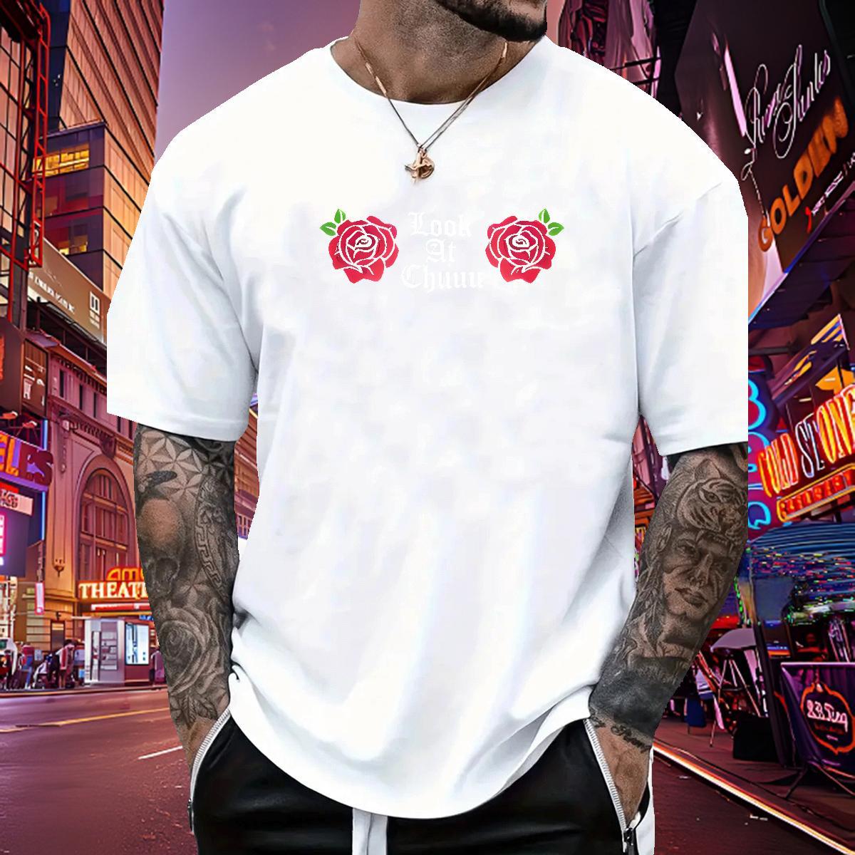 Fashion Design Mens T Shirts letter Clothings 230g Pure Cotton Hip Hop Cool DIY Printed O-Neck Short Sleeve Men Clothes T-Shirt