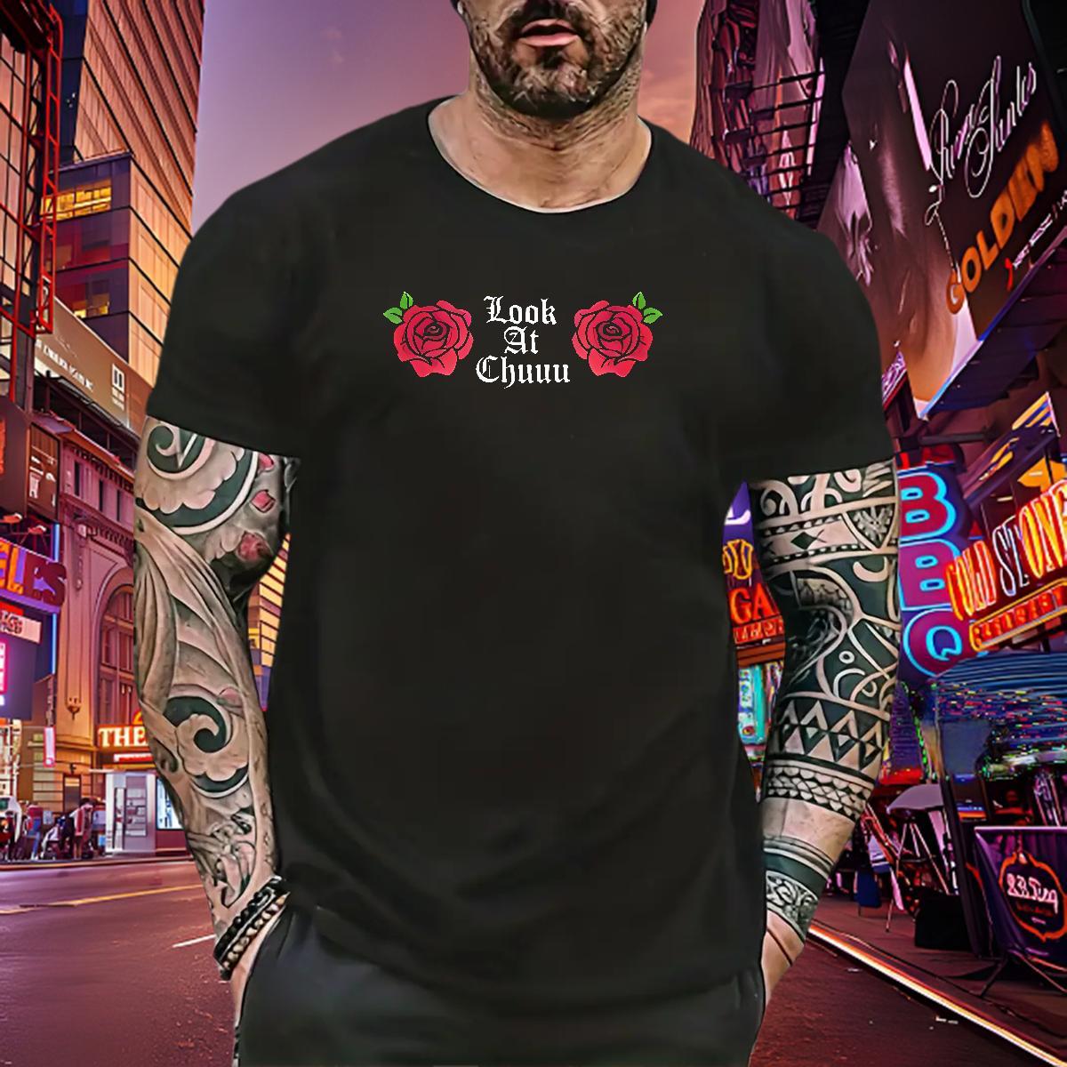 Fashion Design Mens T Shirts letter Clothings 230g Pure Cotton Hip Hop Cool DIY Printed O-Neck Short Sleeve Men Clothes T-Shirt
