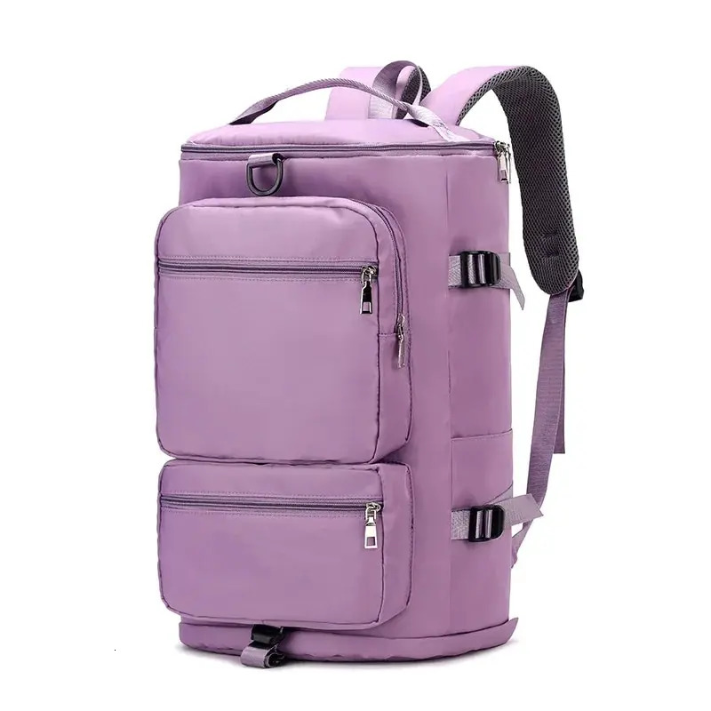 Multi functional travel bag large capacity shoulder womens handbag mens backpack sports cross body 240807