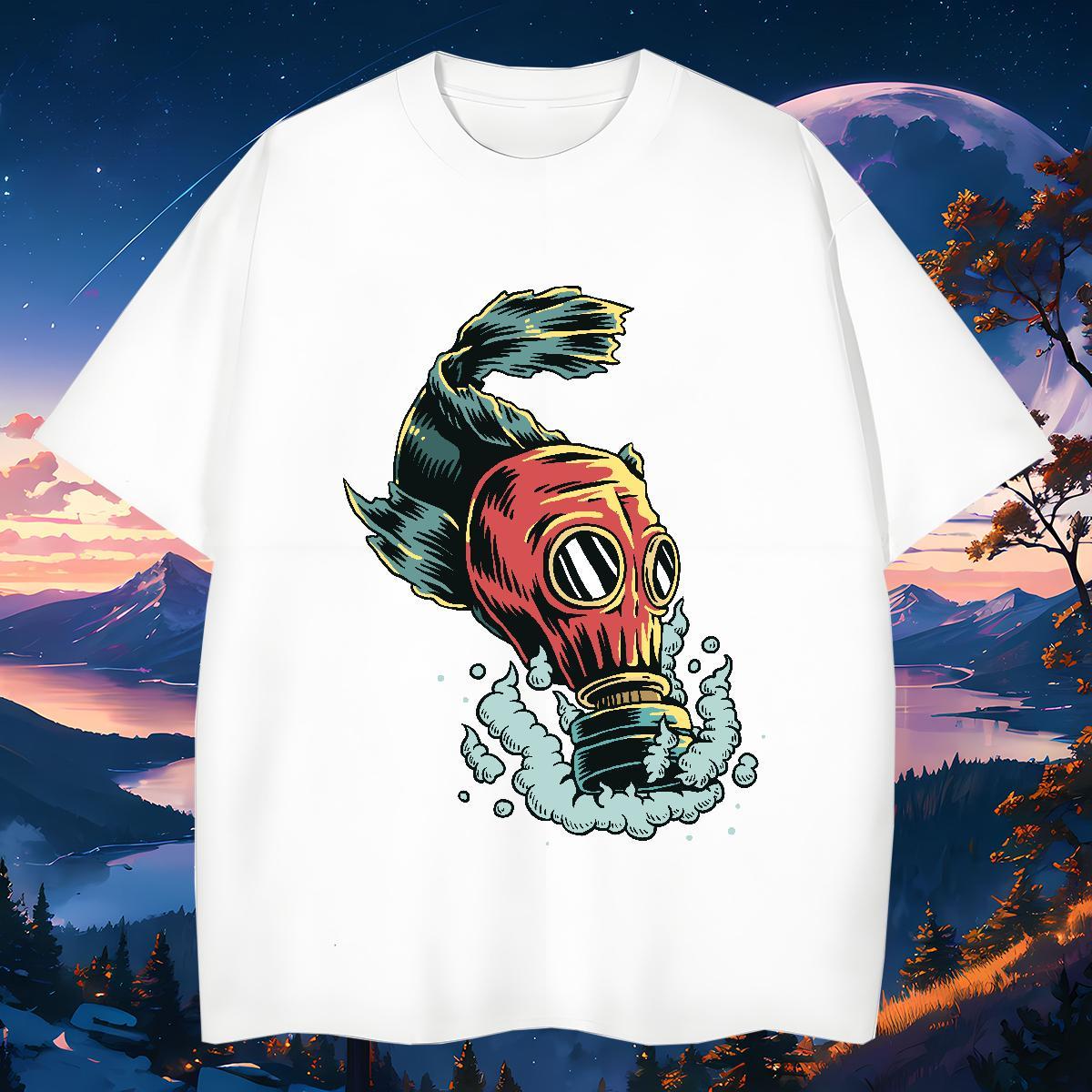 2024 New T Shirts Men ET Tees 230g Cotton Beach Unisex Customized Breathable Crew Neck Tshirts