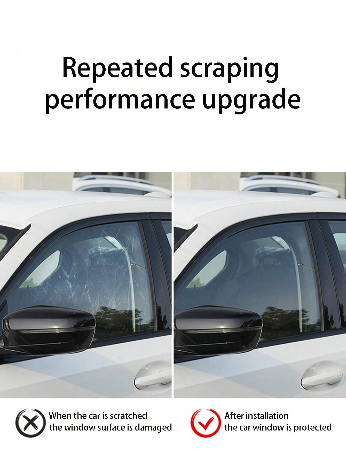 Car glass solar film sunscreen heat insulation film car window film anti-wear black film explosion-proof solar film free film sticking tool 50cm*300cm