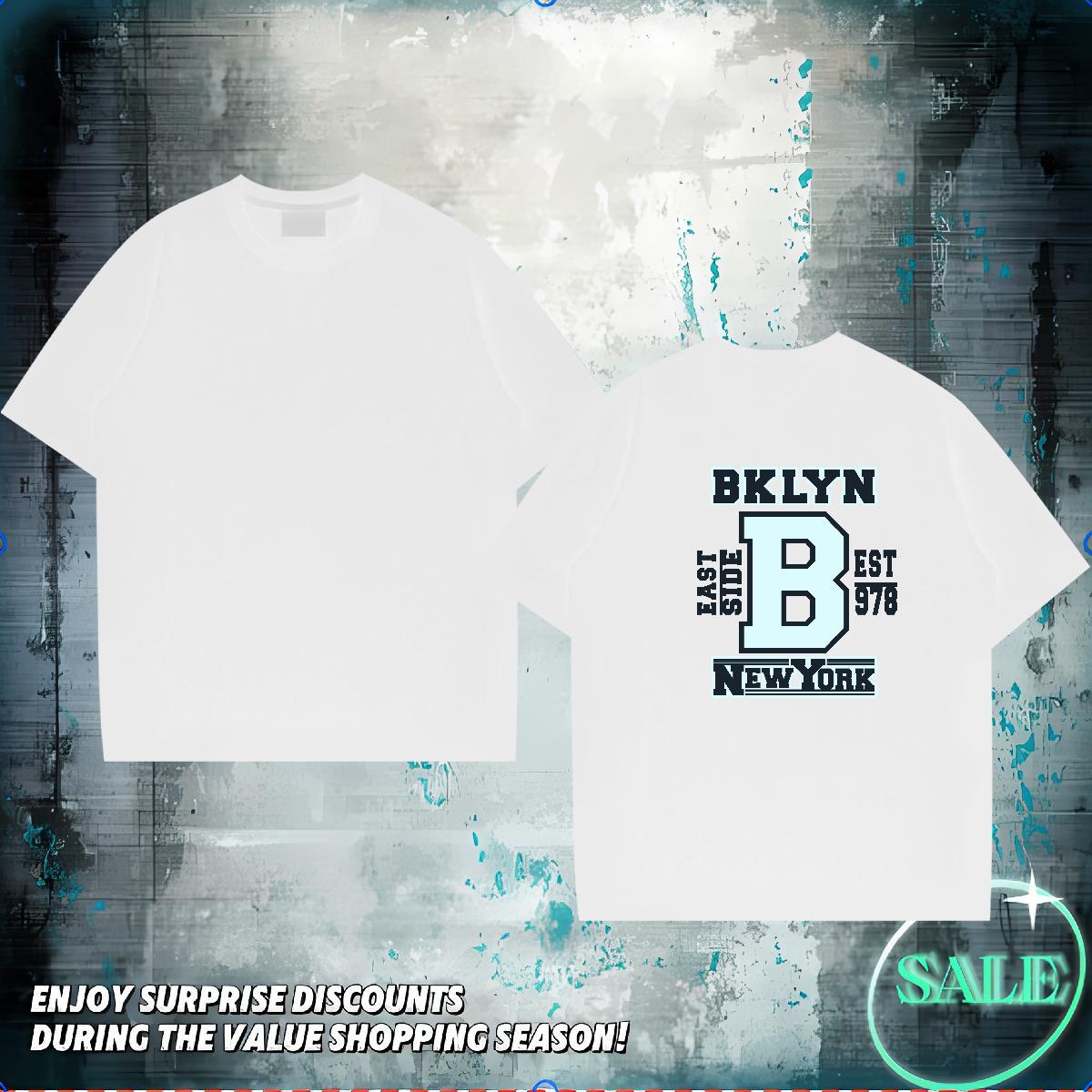 Fashion Design T Shirt For Man letter Tshirts 100% Cotton 230g Street Cool Design DIY Logo Oversized Short Sleeve O-Neck Men Tees