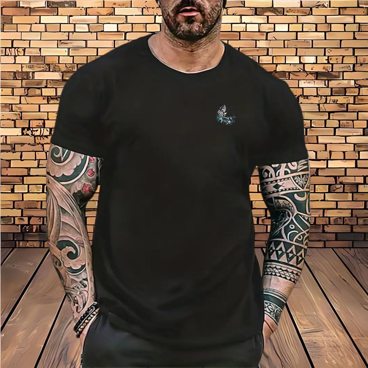 2024 Designer Man T Shirts skull Tshirts 230g 100% Cotton Hip Hop Loose Fit Black White Breathable Crew Neck Couples T Shirts