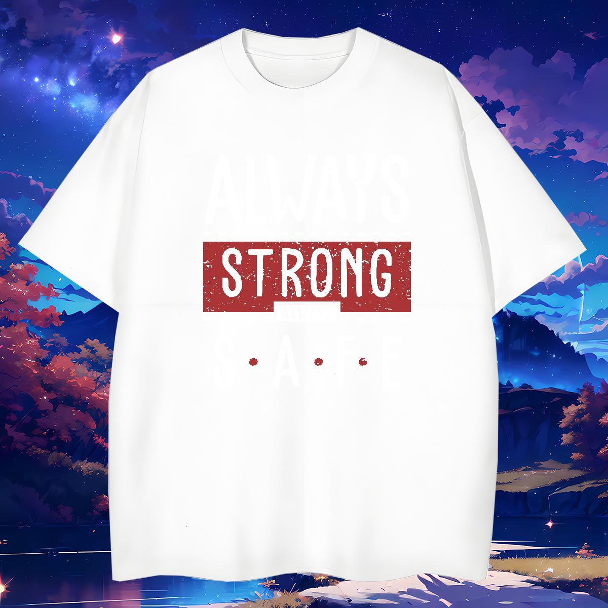 Classic Casual T Shirt For Man letter Tshirts 230g Pure Cotton Outdoor Popular DIY Logo Oversized Breathable Crew Neck Tshirt for Man Woman
