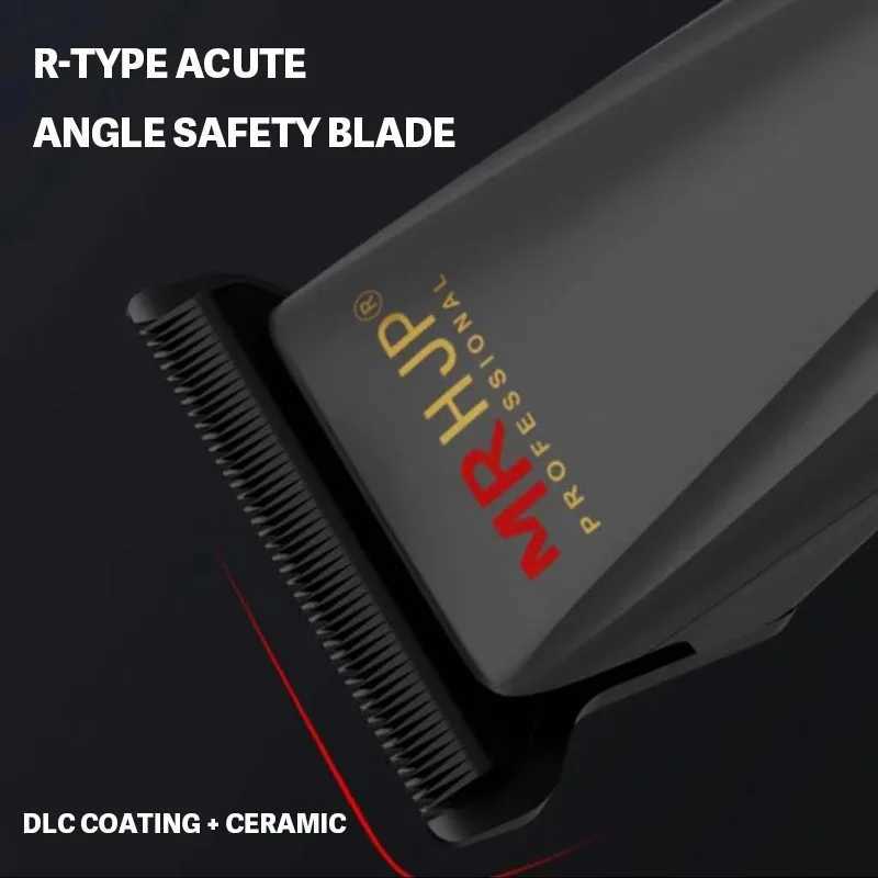 D8 Mens Professional Carving Oil Head Hair Trimmer Hair Salon Special DLC Coated Ceramic Blade 7200RPM Electric Hair Clipper W240806