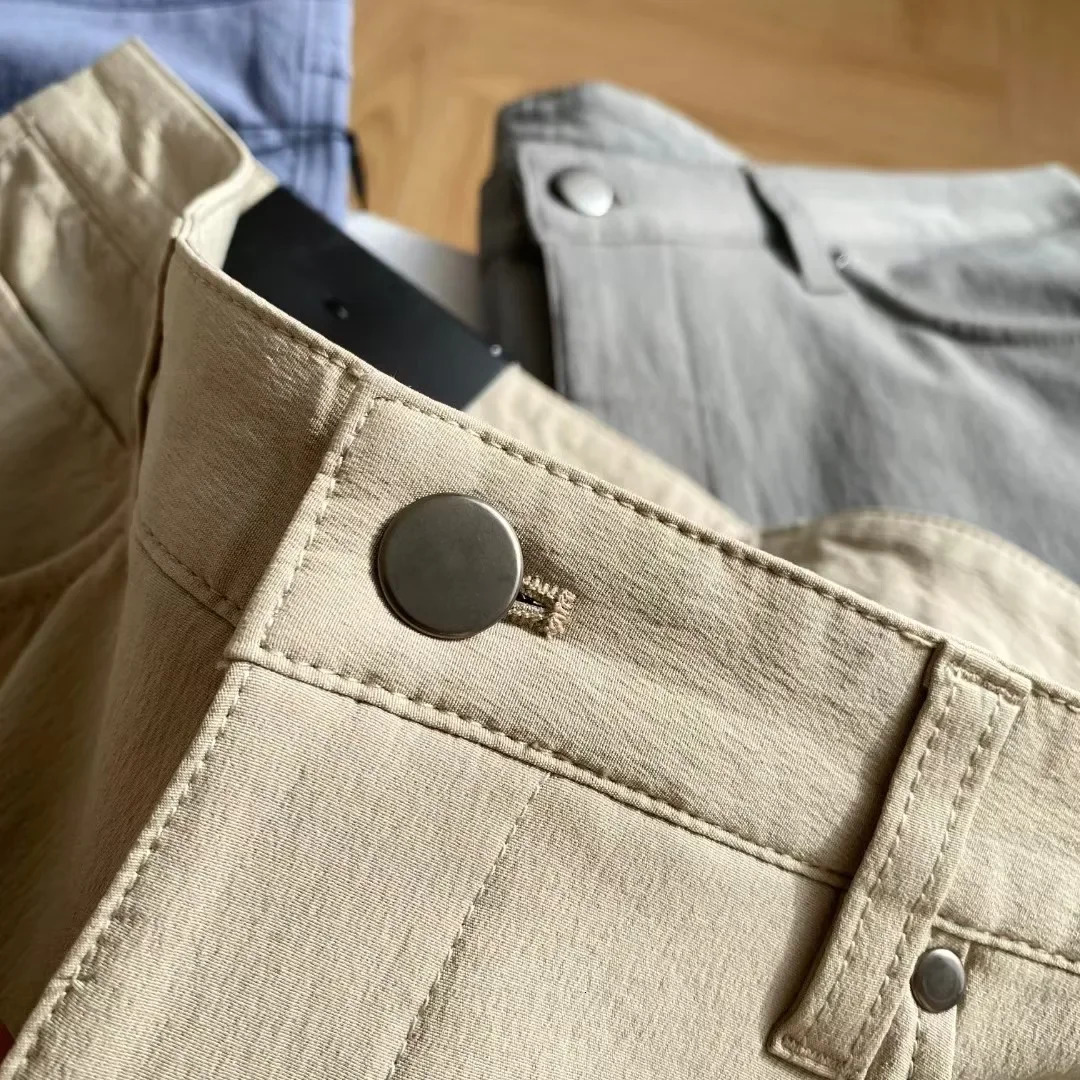 Lemon Men Classic Foursided Springing Sweatpants Business Casual Tracksuit Pants for With Pockets Solid Color Trousers 240806
