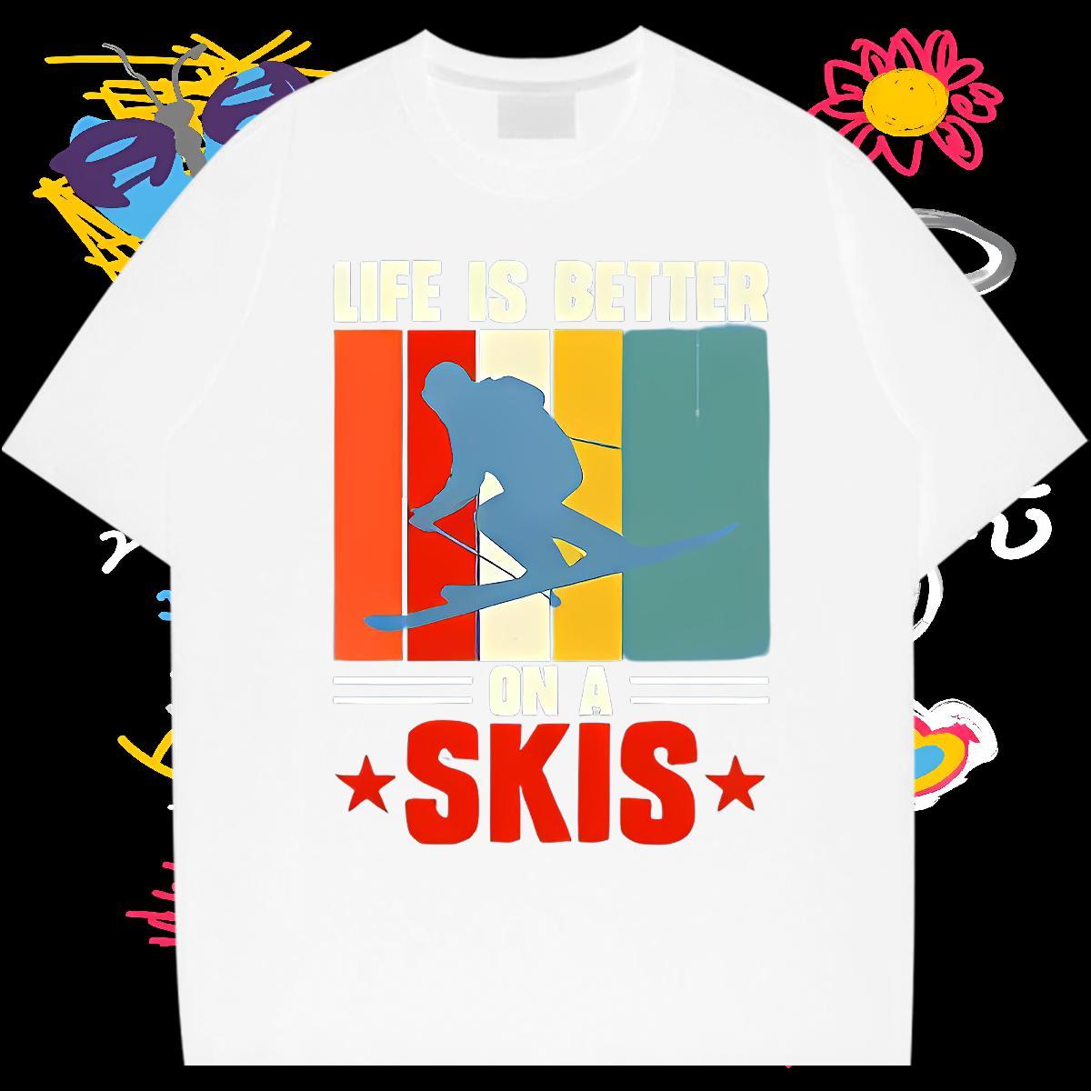 Custom Mens T Shirts letter Tees 230g Cotton Beach Unisex Customized Pure Cotton Men Clothes T-Shirt
