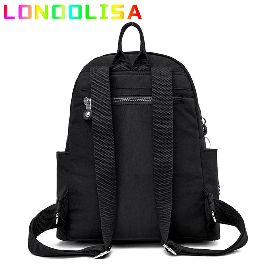 Womens backpack large capacity leisure travel bag highquality nylon cloth Rucksack school Mochilas for teenagers and girls 240807