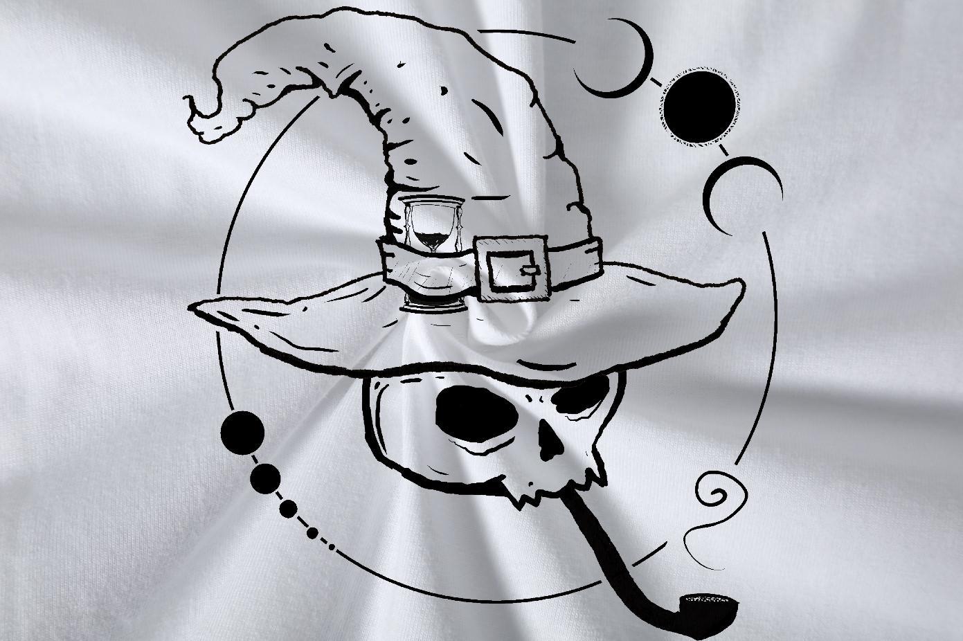 Fashion T Shirts Men skull Clothings 230g 100% Cotton Casual Daily Wear Unisex Floral Print Breathable Short Sleeve Tshirt for Man Woman