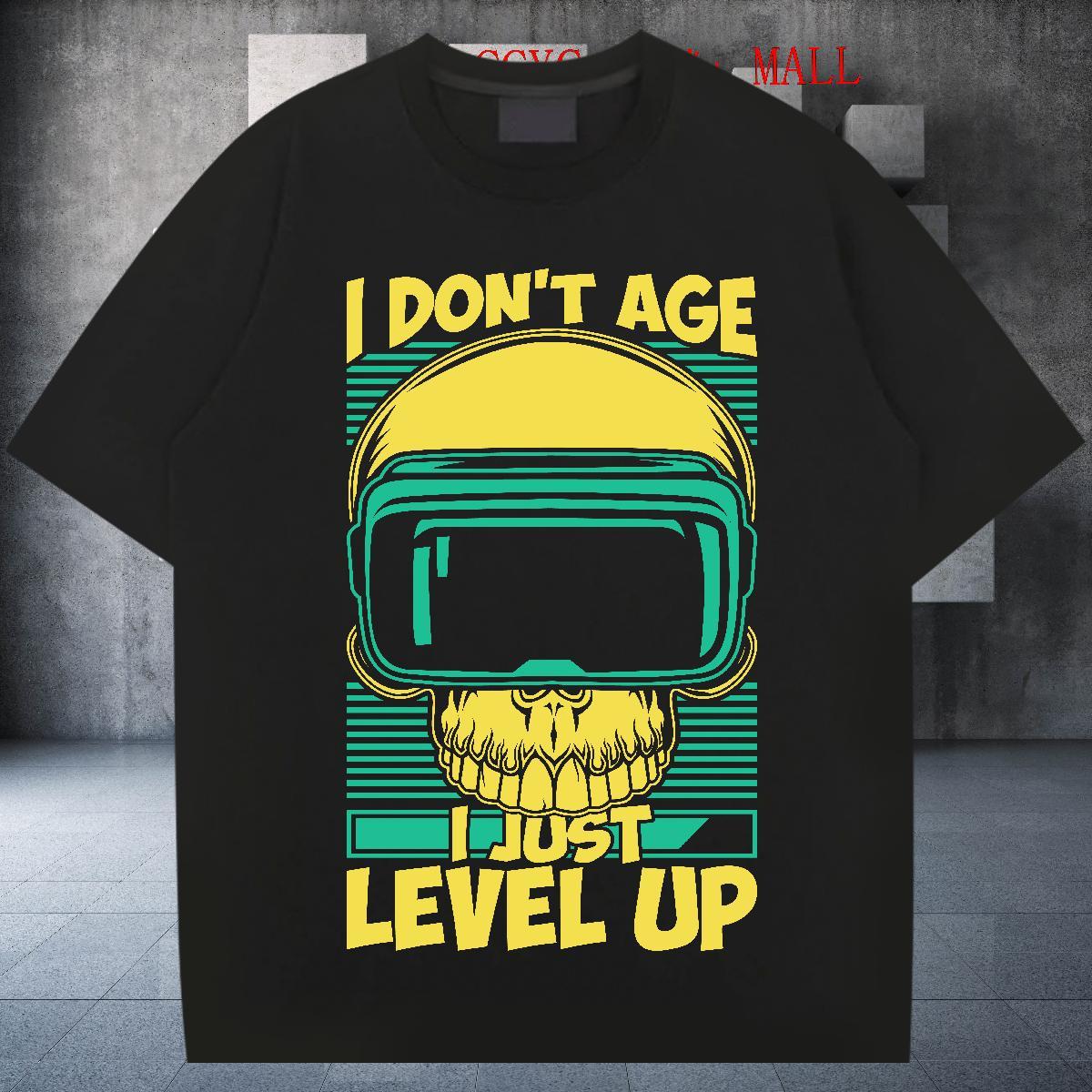 Designer Fashion Man T Shirts skull Top Tees 230g Pure Cotton Sport High Quality DIY Printed Crew Neck Tshirt for Man Woman