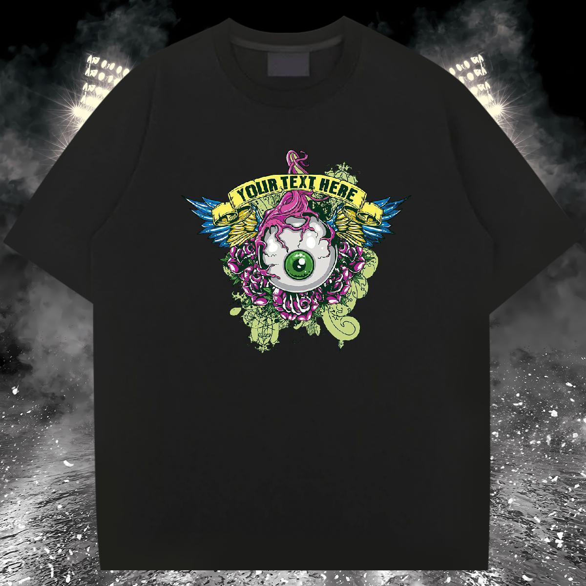 Fashion Casual T-Shirts skull Tops 230g 100% Cotton Daily Outfit Designer Asian Size Pure Cotton Men Clothes T-Shirt