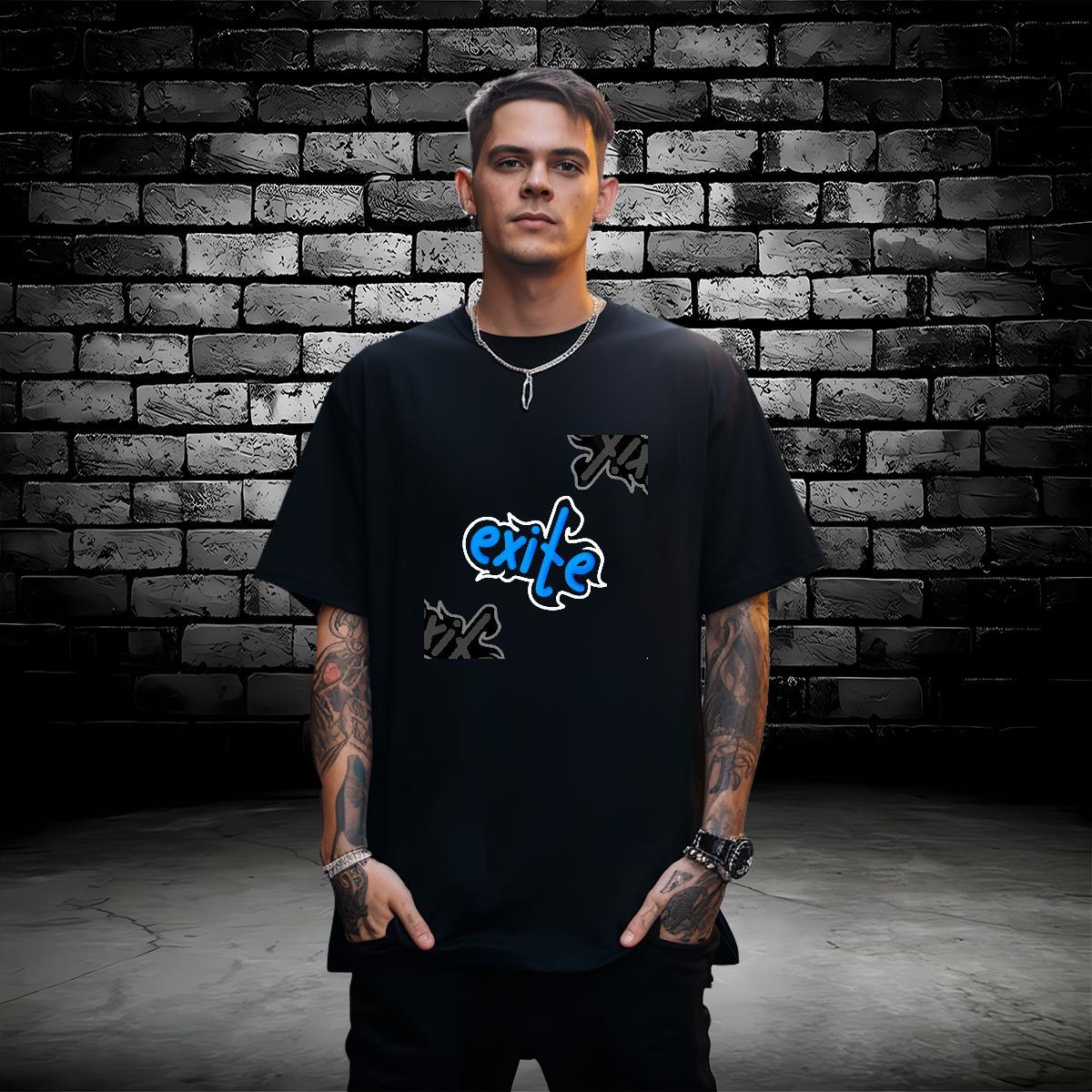 Stylist T-Shirts letter Tshirts 230g Pure Cotton High Street Hip Hop Cool Design Anime Print Short Sleeve O-Neck Men Tops Tees
