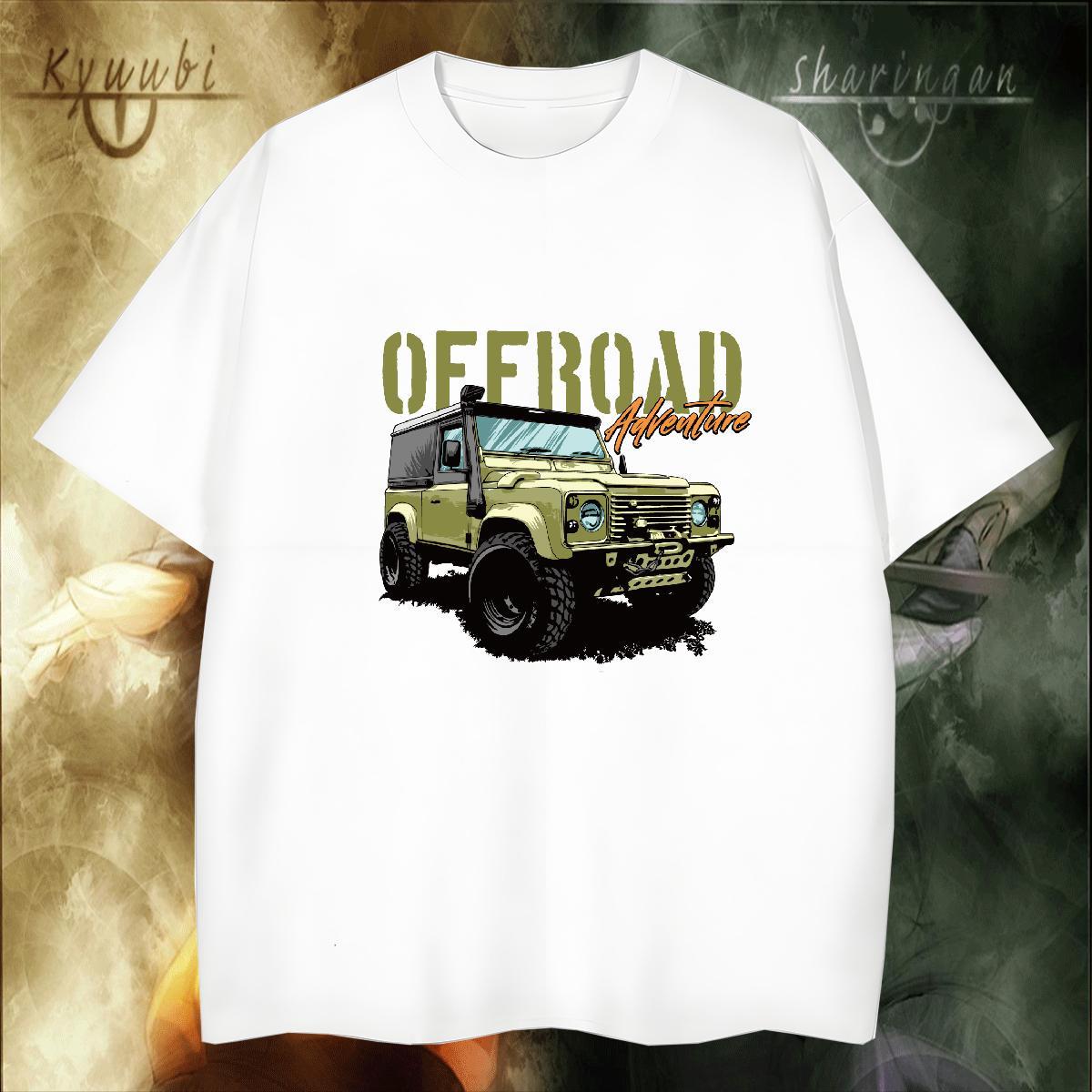 Brand T Shirts Men car Clothes 230g Pure Cotton Daily Wear Popular White Plus Size Breathable Soft Tshirt for Man Woman
