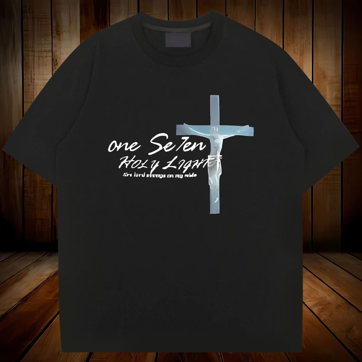Fashion Mens T Shirts Religion Tee Shirt 230g 100% Cotton Sports Casual Comfortable DIY Breathable Short Sleeve Tshirt for Man Woman