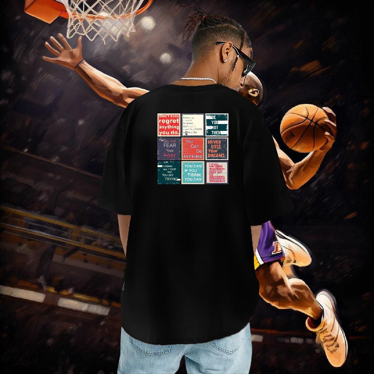 2024 Summer Man T Shirts letter Tops Tees 100% Cotton 230g Summer Casual Loose Fit Custom Anime Breathable Short Sleeve Mens Tshirts