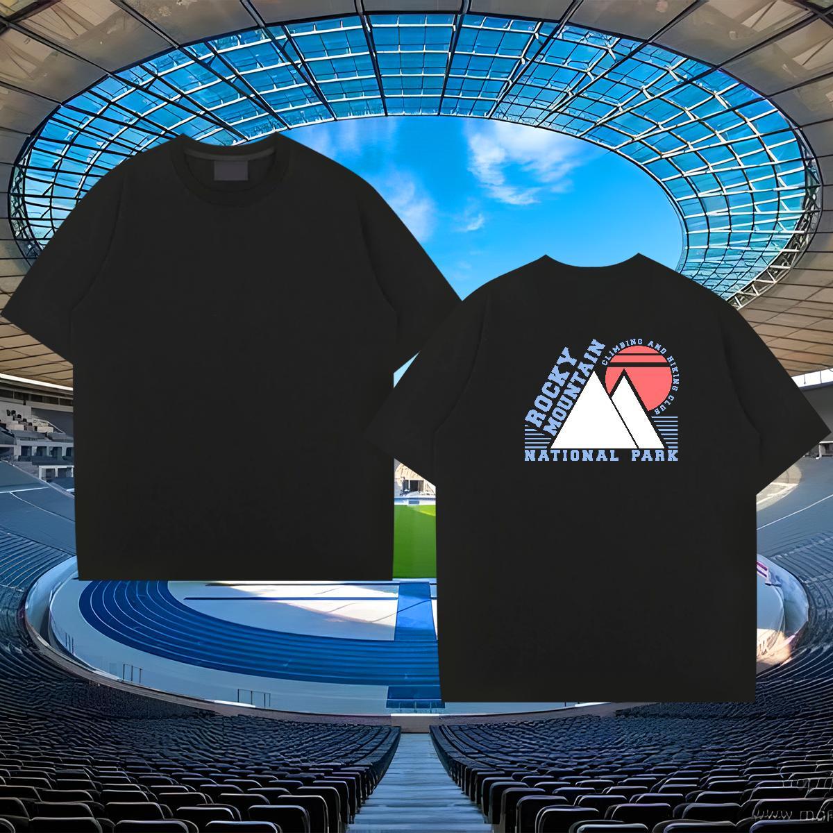 2024 DIY Man T Shirts letter Tees 230g 100% Cotton Summer Casual Loose Customized Short Sleeve O-Neck Tshirts