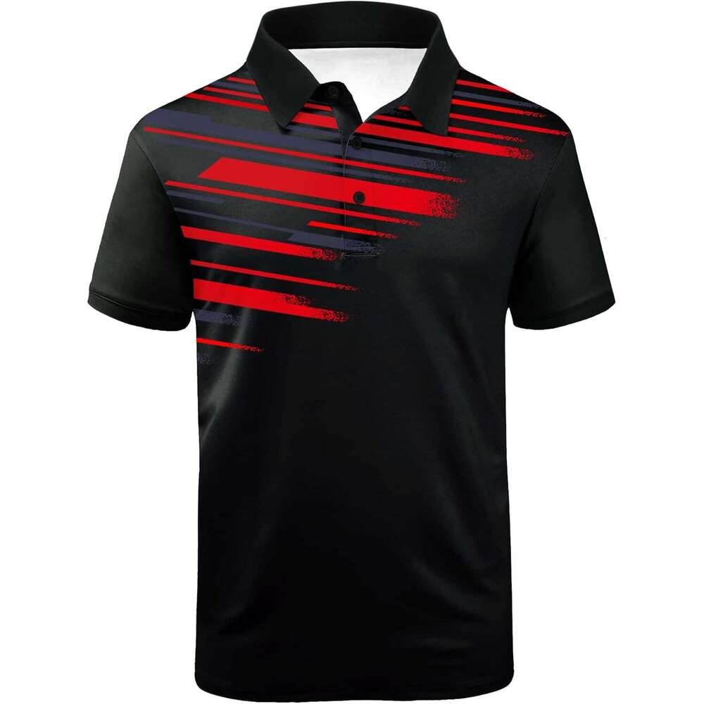 Fashion Mens Polo shirt Mens Short Sleeve Moisture Wicking Golf Tennis Polo Casual Shirts Polos shirts tshirt Casual tops summer clothes Short sleeve Free shipping