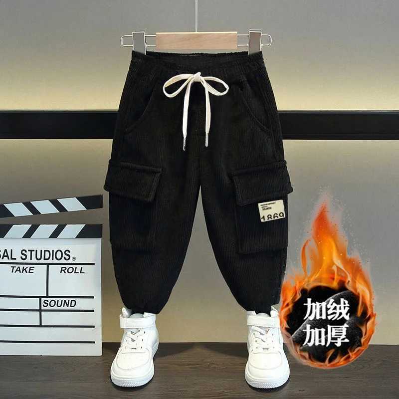Jeans Boys Casual Pants Long Trousers Cotton 2024 New Spring Autumn Babys Kids Pants High Quality Childrens Clothing
