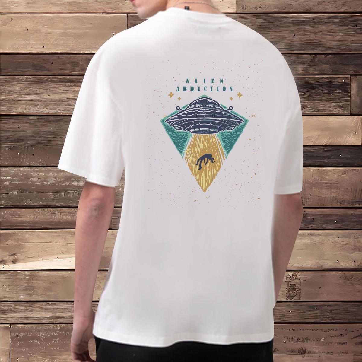2024 Summer T shirt ET Tees Shirts 230g 100% Cotton High Street Hip Hop High Quality Plus Size Cartoon O-Neck Short Sleeve Men Tops Tees