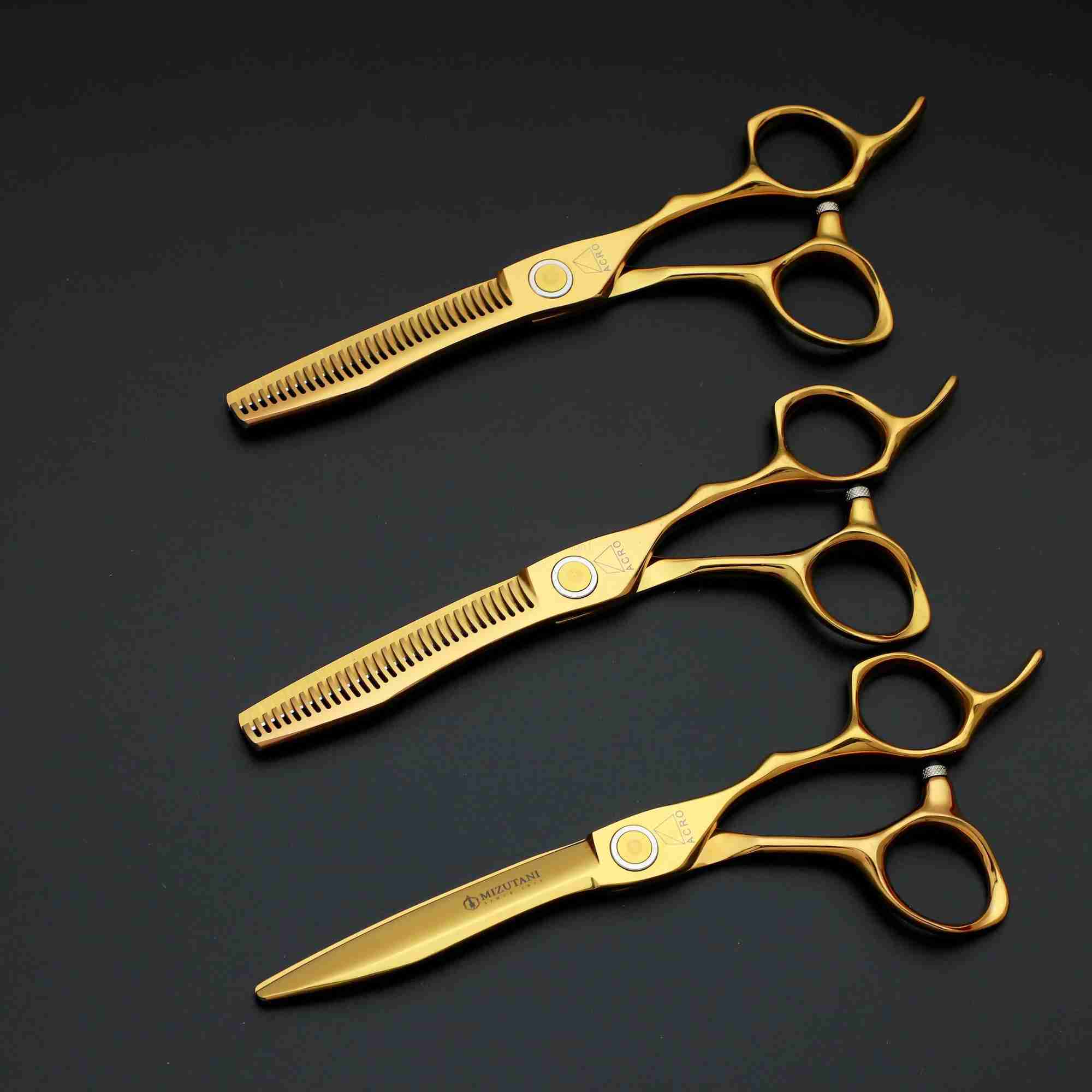 MIZUTANI barber Scissors professional hairdressing scissors 6.0 inch 440C material Hair cutting machine Hair cutting scissorsXJ240807