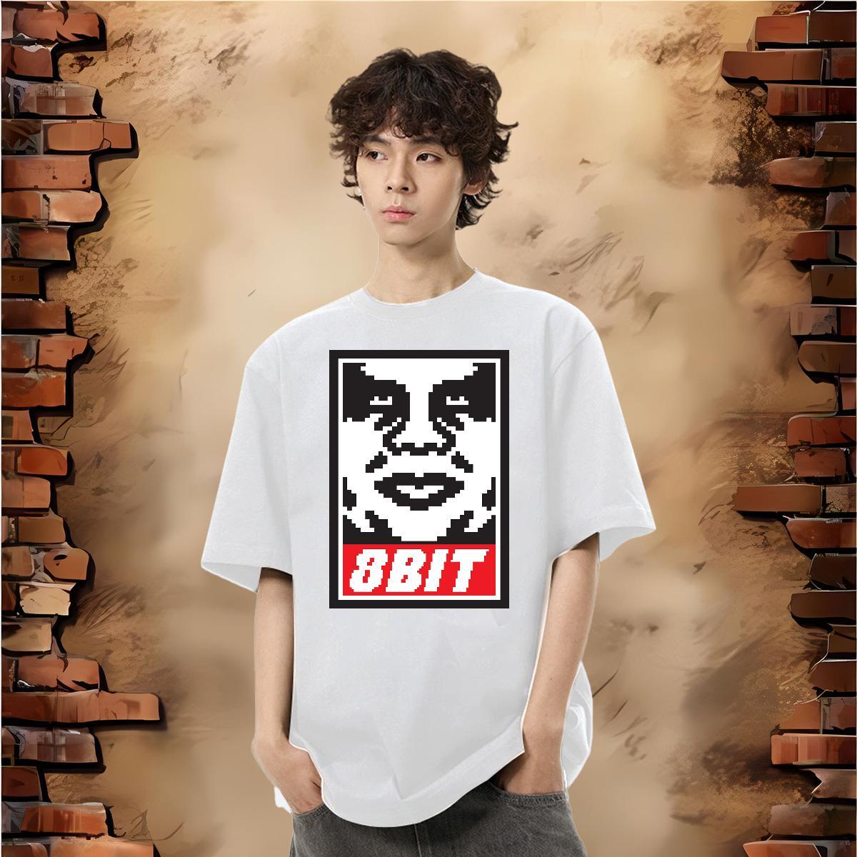 Factory Direct T-Shirts portrait Tops 230g 100% Cotton Hip Hop Street Cool Design Graphic Pure Cotton Tshirts