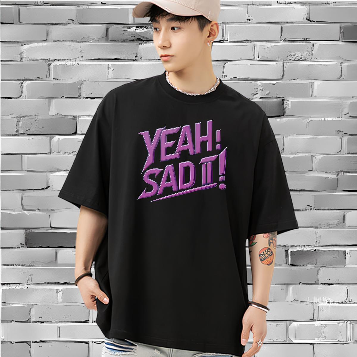 Custom T Shirts Men letter Tops Shirt 230g Cotton Casual Daily Wear Unisex Custom Print Oversized Breathable Crew Neck Tshirt for Man Woman