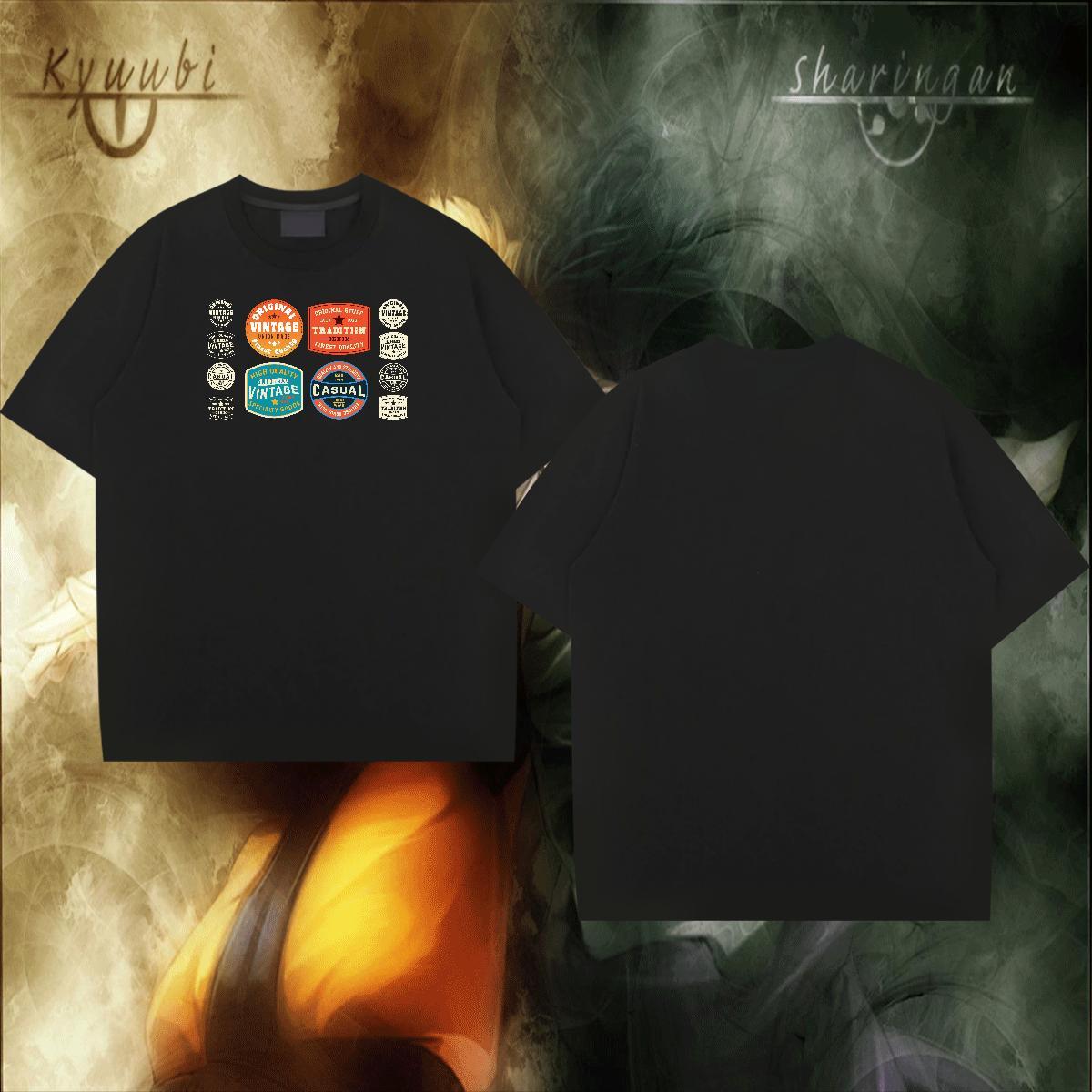 Casual New T-Shirts for Men letter Tops Tees 230g Cotton Sports Casual Classic Custom Big Size Breathable Crew Neck Tshirt for Man Woman