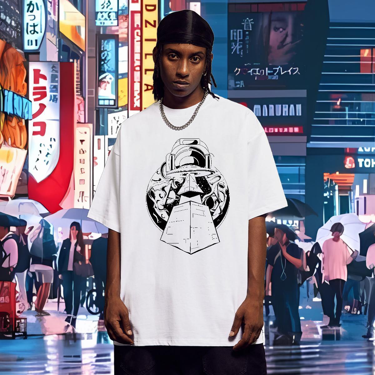 2024 New T-Shirts ET Tops Tees 230g 100% Cotton Sport High Quality DIY Logo Oversized Breathable Soft Tshirt for Man Woman