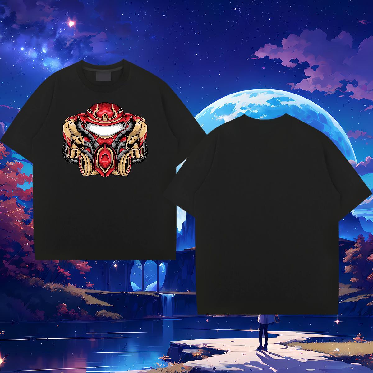 Classic Casual T-Shirts for Men ET Tees 100% Cotton 230g Daily Outfit Free Shipping DIY Anime Short Sleeve Soft Tshirts