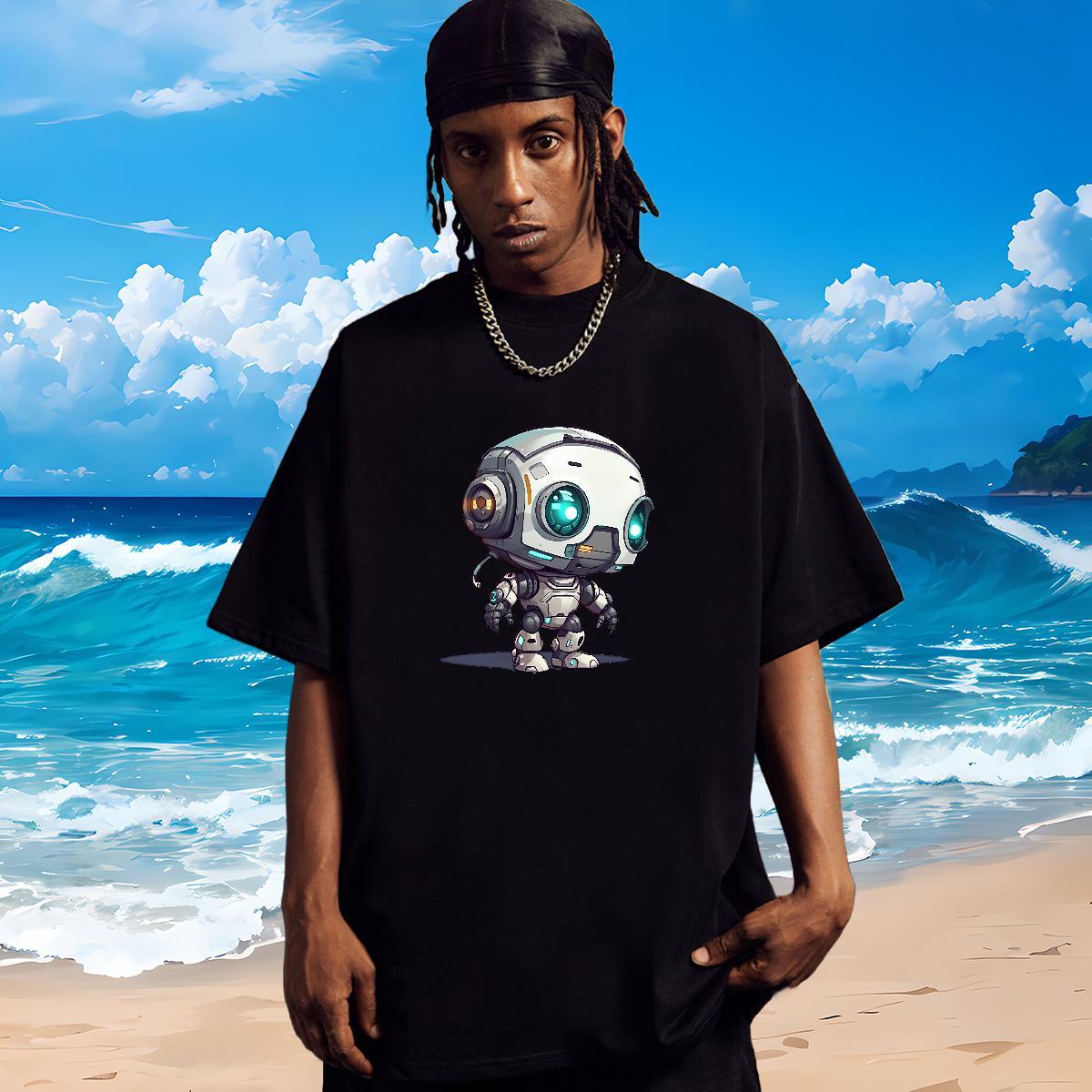 New Designer T-Shirts ET Clothings 100% Cotton 230g High Street Hip Hop Popular Custom Anime Breathable Short Sleeve Tshirt for Man Woman