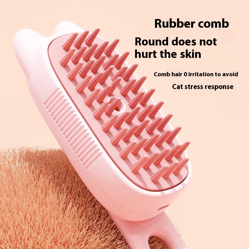 Multi-Functional Pet Supplies Electric Brush - Detangling and Steaming Solution for Furry Friends
