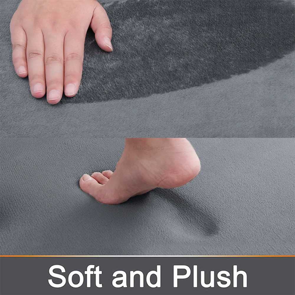 New Silicone Bath Mat Non-Slip Shower Bathroom Rug Memory Foam Carpet Soft Foot Mat Stone Floor Super Absorbent Quick Dry RugXJ240807