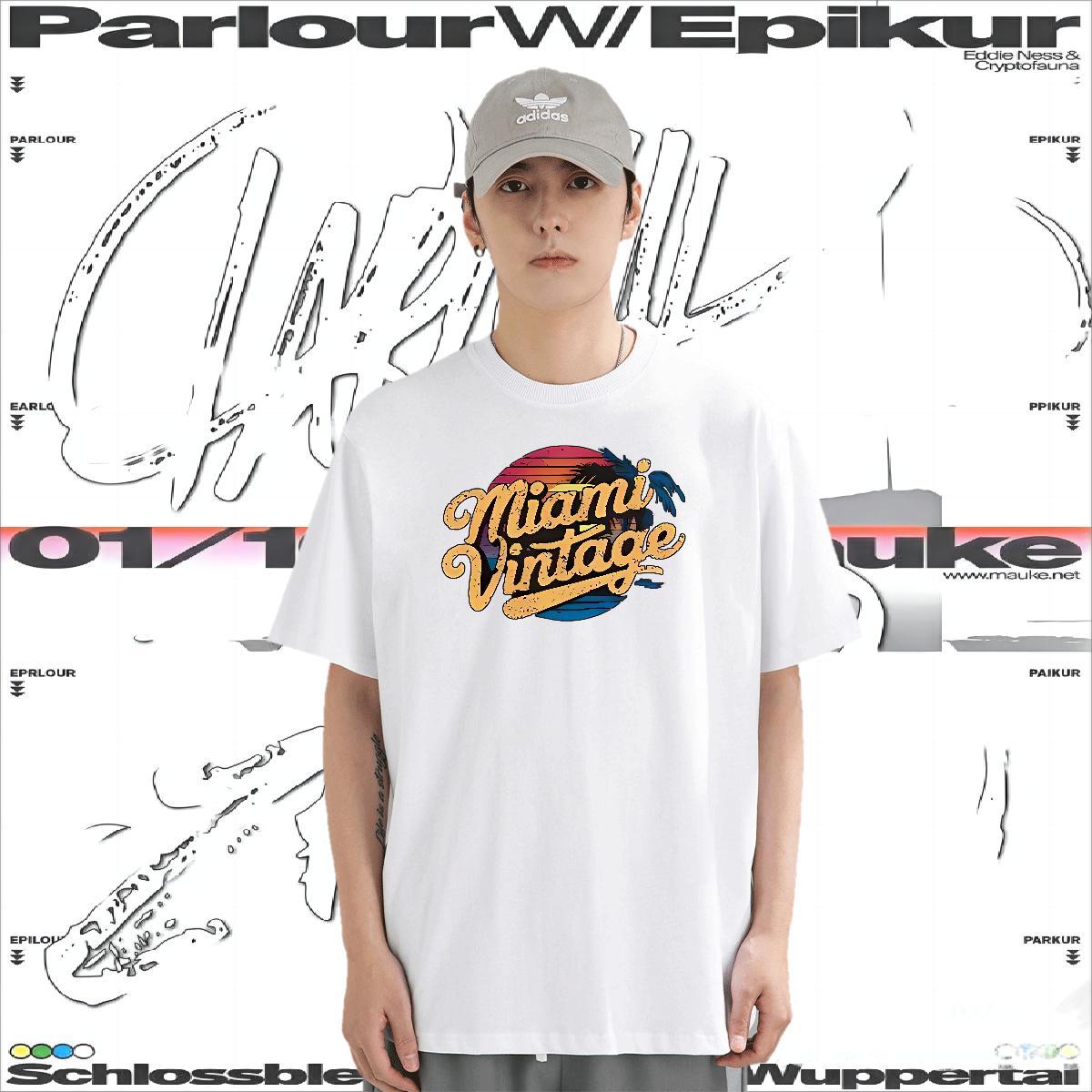 Fashion Design T Shirt For Man letter Tees 230g Cotton Casual Daily Wear Free Shipping Custom Anime Short Sleeve Soft Men Tops Tees