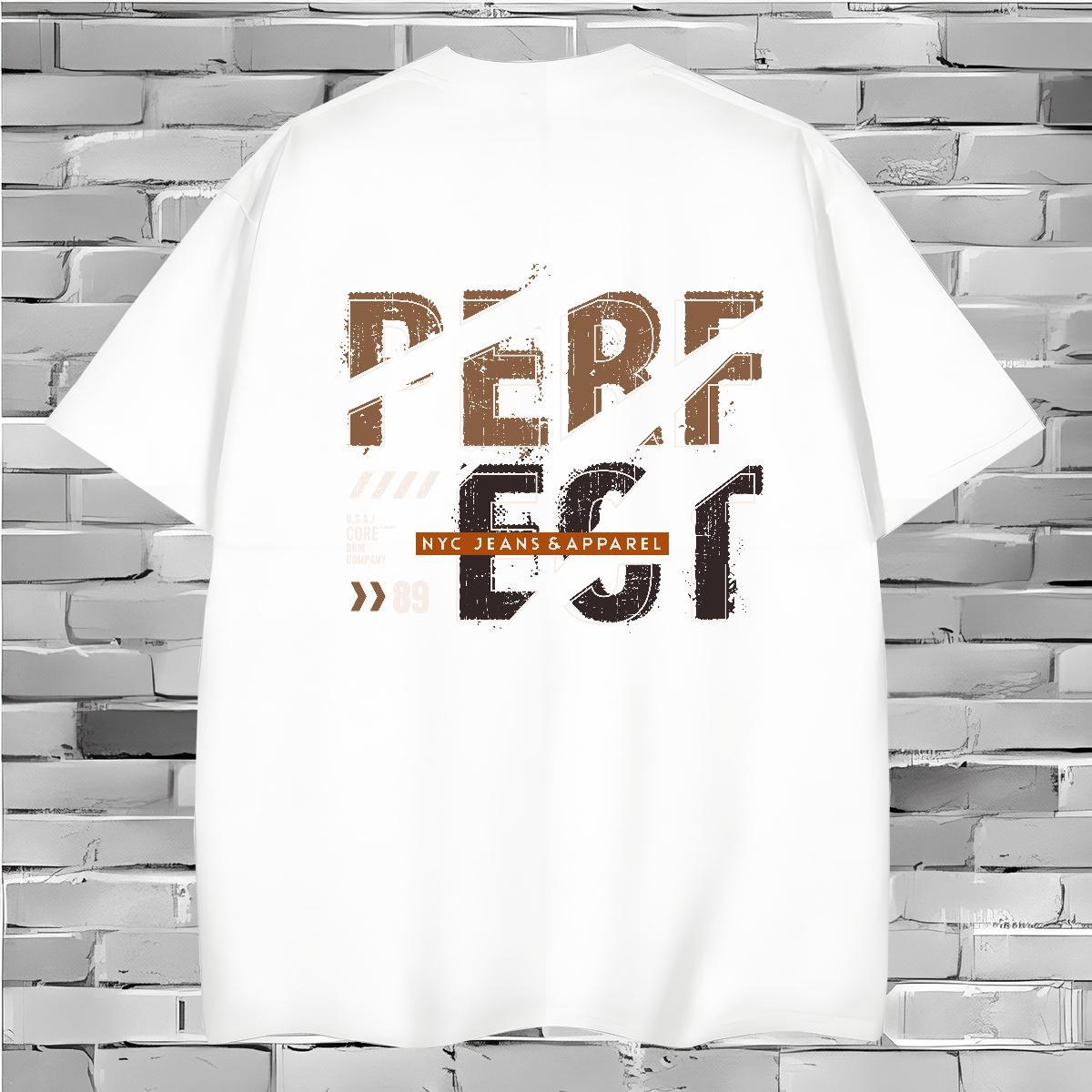 Customized Man T Shirts letter Tops Tees 230g 100% Cotton Street Casual Soft Custom Anime Pure Cotton Men Tshirts