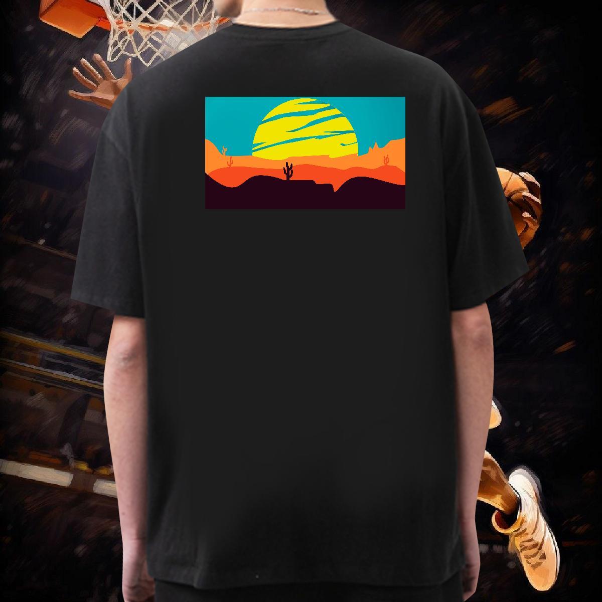Fashion Designer T Shirt For Man sky Wear 230g 100% Cotton Outdoor Wholesale DIY Printed Breathable Soft Mens Tshirts