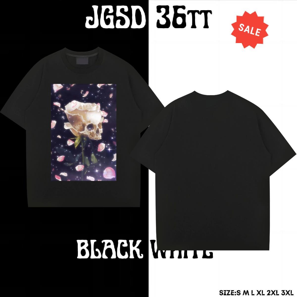 DIY Customized Mens T Shirts skull Top Tees 230g Pure Cotton Casual Daily Wear Comfortable Anime Short Sleeve Soft Men Clothes T-Shirt