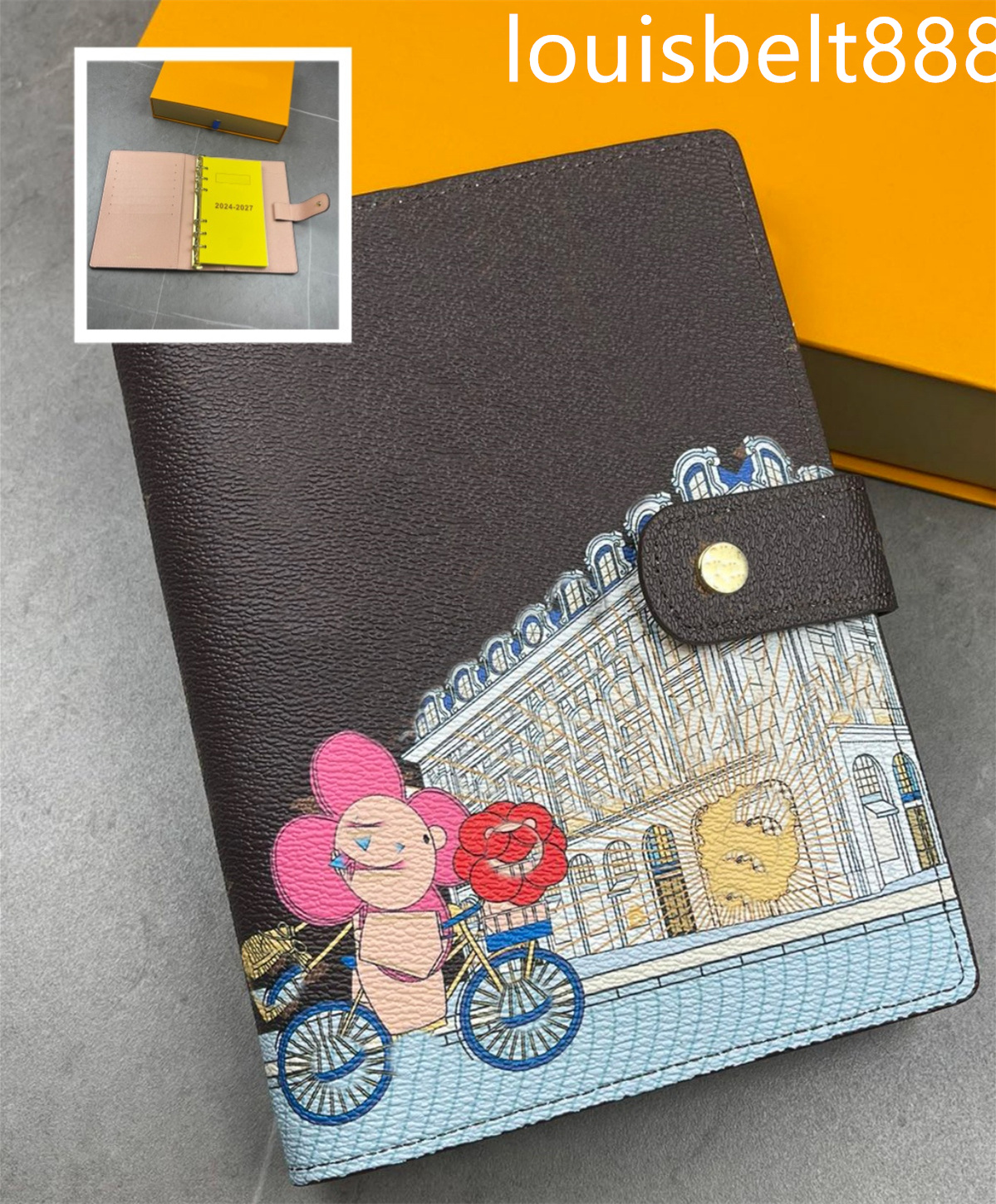 Designer Medium DESK AGENDA COVER Holders Memo Planner Men Women Cartoon Notebook Diary Agendas Protective Case Card Passport Holder Notepad Cover 22 colour 14*18cm