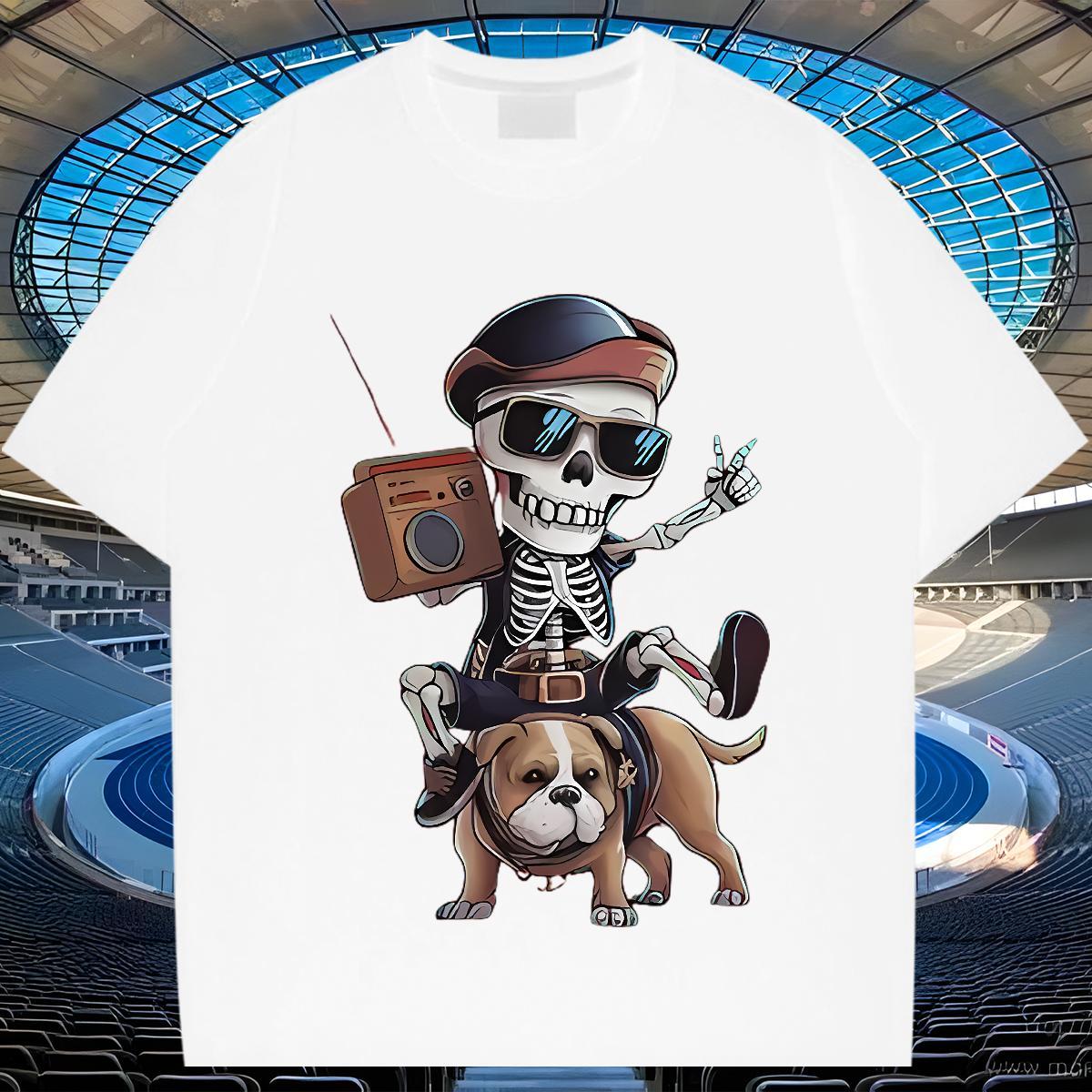 Custom Men T Shirts radio Polos 100% Cotton 230g Casual Daily Wear Popular DIY Printed Breathable Tshirts